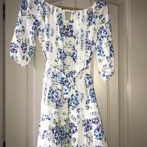 Floral off-the-shoulder dress NWT
